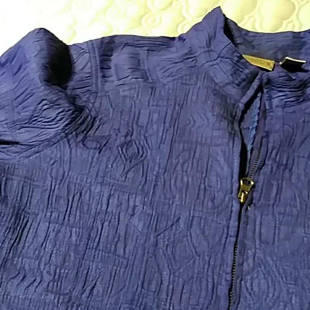 Chicos Zip Up Jacket - image 4